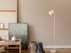 Kleine Akku Stehlampe BLAKE kabellos - dimmbar, Metall Beige, Höhe 125cm Bild 5