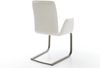 Freischwinger Vinja-Flex Bouclé Soft Beige Freischwinger flach Effektfinish Titan Bild 5