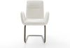 Freischwinger Vinja-Flex Bouclé Soft Beige Freischwinger flach Effektfinish Titan Bild 2