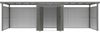Metall Gerätehaus Style 4,45 m² Spar-Set 4 Alu Grau Bild 4