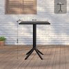 CLP Gartentisch Nuvela 60 x 60 – robust & wetterfest,schwarz Bild 2