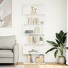 vidaXL Raumteiler-Bücherregal 6 Etagen Weiß 70x24x193 cm Holzwerkstoff 858084 Bild 3