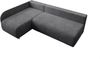 Ecksofa Klein, Sofa mit Schlaffunktion, Couch L-Form, Links Sofa, Cord-Stoff, 203 x 82 x 125 cm, Dunkelgrau Bild 4