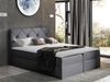 Boxspringbett Nakir, Grau, 160x200 cm Bild 2