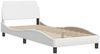 Einzelbettgestell Design für Erwachsene ohne Matratze Weiß 90x190 cm Kunstleder d5144e Bild 5