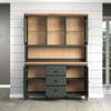Wohnzimmer-Set >Stanton< in Tannengrün/Eiche aus Holzwerkstoff Bild 3