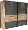 Schwebetürenschrank >Rhodos< in Stabeiche - 280,6x215,9x61,2cm (BxHxT) Bild 2