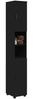 vidaXL Badezimmerschrank mit Speicher mit Tür Schwarz 30 x 35 x 192 cm 883335 Bild 3