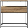 Konsolentisch, Beistelltisch, Konsole Artisan-Eiche 75 x 40 x 75 cm Holzwerkstoff Bild 3
