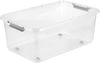 keeeper Aufbewahrungsbox Clipbox Leo (Set 4 St) 37 L, 59 x 38 x 24 cm (Set, 4 St), Schanierclips, Doppelöffnung, 90° drehbare Räder, fixierbarer Deckel Bild 3