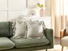 Kissen 2er Set Ohne Muster OLEARIA Baumwolle 45 x 45 cm Beige Bild 3