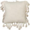 Kissen 2er Set Ohne Muster OLEARIA Baumwolle 45 x 45 cm Beige Bild 4