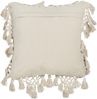 Kissen 2er Set Ohne Muster OLEARIA Baumwolle 45 x 45 cm Beige Bild 5
