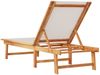 vidaXL Sonnenliege Grau Massivholz Akazie und Textilene 4008413 Bild 5