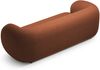 Micadoni Sofa Kate 3-Sitzer Boucle Terrakotta Bild 3