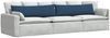vidaXL Sofakissen 2 pcs Blau 145 x 40 cm Stoff 42013833 Bild 3