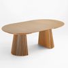 ebuy24 Essgruppe Tokyo Essgruppe Esstisch natur, 6 Stühle aus beige, (7-tlg) Bild 3