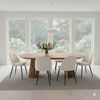 ebuy24 Essgruppe Tokyo Essgruppe Esstisch natur, 6 Stühle aus beige, (7-tlg) Bild 2