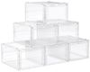 Songmics Schuhbox Schuh-Organizer (6 St), aus Kunststoff, durchsichtig Bild 4