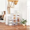 Songmics Schuhbox Schuh-Organizer (6 St), aus Kunststoff, durchsichtig Bild 2