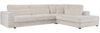 Freistehendes Ecksofa mit lose Kissen, L-form - SAVONA - rechts - Beige Cord Bild 4