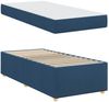 vidaXL Bettrahmen mit Matratze Blau 90 x 190 cm Stoff 3399327 Bild 4