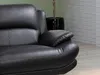Vente-unique - MUSKO Sofa Kunstleder Schwarz - B 91 cm x H 89 cm x L 150 cm Bild 3