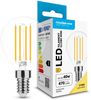 LED Leuchtmittel E14 Filament Kugel 4 Watt | 470 Lumen Eck klar Glas Warmweiß (2700K) Bild 2