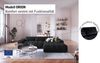 COTTA Ecksofa Orion L-Form, mit Recamiere, inkl. verstellbaren Kopfstützen und 3 Kissen Bild 3