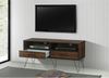 TV-Bank >Sissel< in Braun, MDF/Folie/Metall - 120x57x40cm (BxHxT) Bild 3