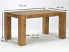 Esstisch Tara 140x90 aus indischem Sheesham-Massivholz Bild 4