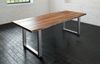 Esstisch Baumkante massiv Akazie nussbaum 180 x 90 silber LIAM 68915054 Bild 2
