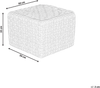 Pouf NALLI Kunststoff Hellbeige Bild 2