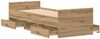 vidaXL Bettrahmen Artisan-Eiche 193 x 78 x 50 cm Holzwerkstoff 3329307 Bild 5