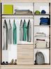Beautysofa Kleiderschrank Kleiderschrank mit Spiegel BALID D3 Bild 3