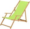 Sonnenliege pistazie Gartenliege Fußteil Sonnendach Kissen Buche hell klappbar 10-306 N F S KD Bild 4