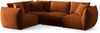Micadoni Ecksofa Chris 4-Sitzer Links Samt Terrakotta Bild 2