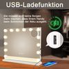 ZMH Hollywood Spiegel mit Beleuchtung - Schminkspiegel mit 14 LED Licht, Kosmetikspiegel 3 Modi Touch Dimmbar Groß Schminktisch Spiegel 50x40cm Tischspiegel Vanity Mirror für Schlafzimmer Bild 5
