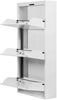 Schuhkipper >WIT< in Weiß, Lackiert, Metall, montiert - 50x105x15cm (BxHxT) Bild 3