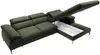 Vente-unique - SEPINA Sofa SamtStoff Grün - B 182 cm x H 75 cm x L 288 cm Bild 5