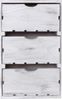 Kommode mit 3 Schubladen HWC-C62, Shabby-Look, Vintage, 53 x 32 x 26 cm ~ weiß Bild 4