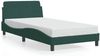 vidaXL Bettgestell "Dover" Dunkelgrün 100x200 cm Samt 373135 Bild 2
