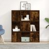 vidaXL Bücherregal Räuchereiche 89x24x101,5 cm Holzwerkstoff 860404 Bild 3