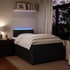 vidaXL Boxspringbett mit Matratze Schwarz 120x190 cm Samt 3289994 Bild 4