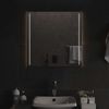 vidaXL LED-Badezimmerspiegel Transparent 60 x 60 cm Gehärtetes Glas 42045771 Bild 3