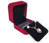 Yudu Aufbewahrungsbox Schmucketuis Geschenkbox Schmuckaufbewahrung mit Veloursüberzug Bild 4