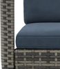 vidaXL Garten-Schaukelstuhl Poly Rattan Anthrazit 47748 Bild 5