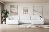 ALTDECOR Wohnlandschaft ORRO-U, Couch mit Schlaffunktion, Wohnzimmer - Wohnlandschaft, Corner Sofa Bett Eckcouch Couch L-Form Schlafcouch Ausziehbar Bild 1