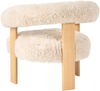 Sessel ILBRO Webpelz Cremeweiß Hellbraun Bild 5