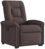 vidaXL Relaxsessel mit Aufstehhilfe Dunkelbraun Stoff 3303259 Bild 3